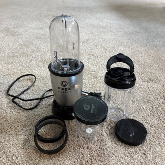 Magic Bullet Blender, Small, Silver, 11 Piece Set - Picture 1 of 2
